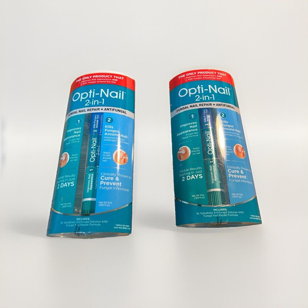 2 Pk: Opti-Nail 2-in-1 Fungal Nail Repair + Antifungal